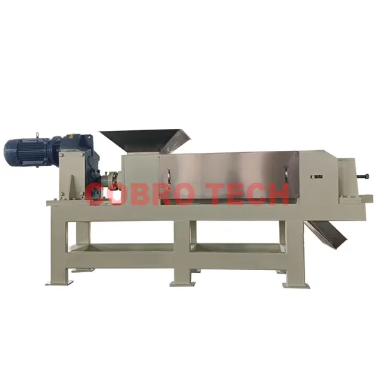 Animal Waste Dewatering Machine Kitchen Waste Squeezing Machine Screw Press Sludge Dewatering Solid Liquid Separator